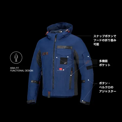 カルフォルニア　バークレーの直営第一号店で購入したダウンジャケット　表示はM Ｘ 3302725 FACTION-A PARKA ASIA ファクション エー パーカ アジア